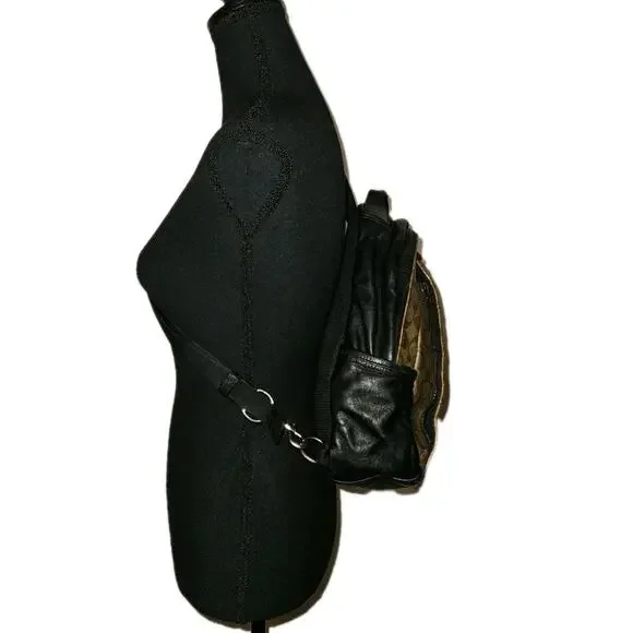 COACH Edge Backpack In Signature Canvas C Tan Leather Unisex Crossbody 13x10x3.5 - Picture 9 of 16